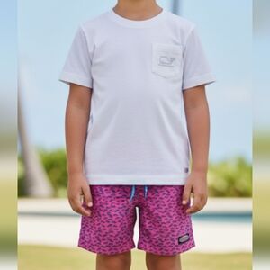 Vineyard Vines Kids T-shirt and Swim Shorts Set Size L (14-16)